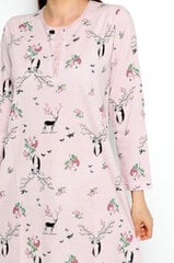 Женская хлопковая ночная рубашка LaPenna цена и информация | Женские пижамы, ночнушки | pigu.lt