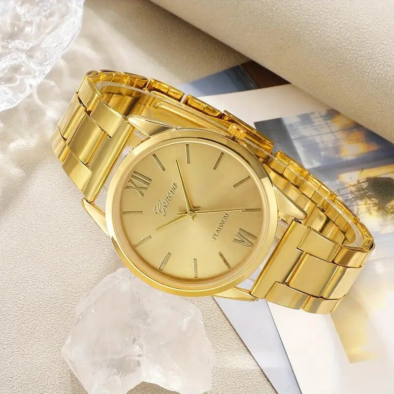 Laikrodis Golden steel watch kaina ir informacija | Moteriški laikrodžiai | pigu.lt