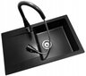 Virtuvės maišytuvas Retro juodas kaina ir informacija | Virtuvės maišytuvai | pigu.lt