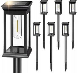 Солнечная лампа SuperLED, черная, 55 см, 6 шт. цена и информация | Уличные светильники | pigu.lt