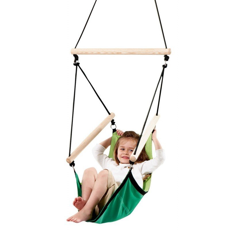 Vaikiškas hamakas Amazonas Kid's Swinger Green, žalias цена и информация | Hamakai | pigu.lt