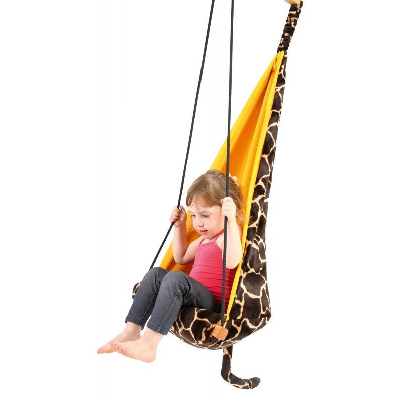 Vaikiškas hamakas Amazonas Hang Mini Giraffe, oranžinis/rudas цена и информация | Hamakai | pigu.lt