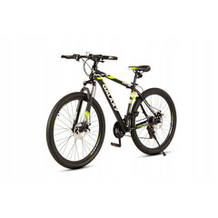 Горный велосипед Galaxy MTB 19/27,5", черный/зеленый цена и информация | Велосипеды | pigu.lt