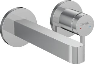 Hansgrohe Finoris 2-jų dalių praustuvo maišytuvas iš sienos 165mm. chromas 76051000 kaina ir informacija | Vandens maišytuvai | pigu.lt