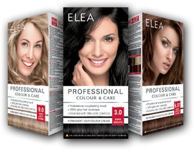 Plaukų dažai Elea Professional Colour& Care 6.56 Light mahogany, 123ml kaina ir informacija | Plaukų dažai | pigu.lt