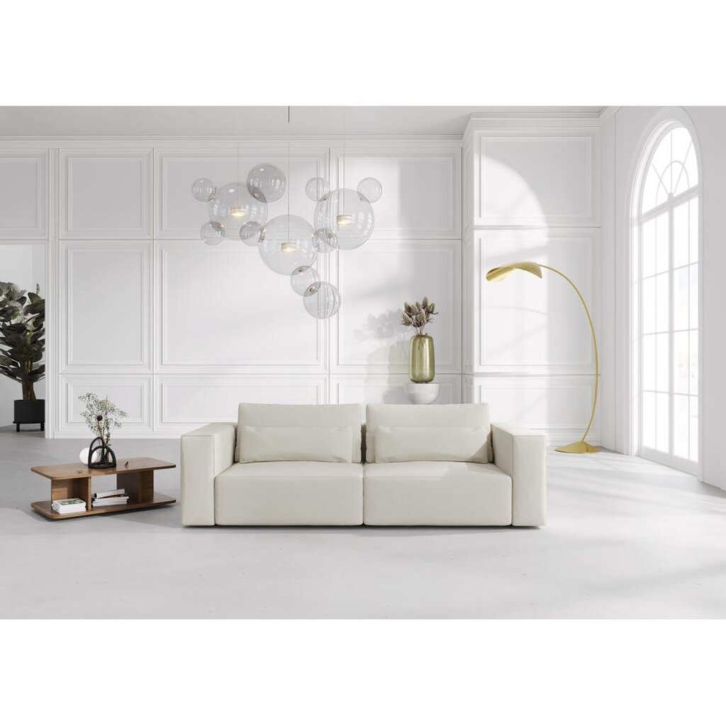 Dvigulė sofa riposo, 250x105x85cm, smėlio spalvos kaina ir informacija | Sofos | pigu.lt