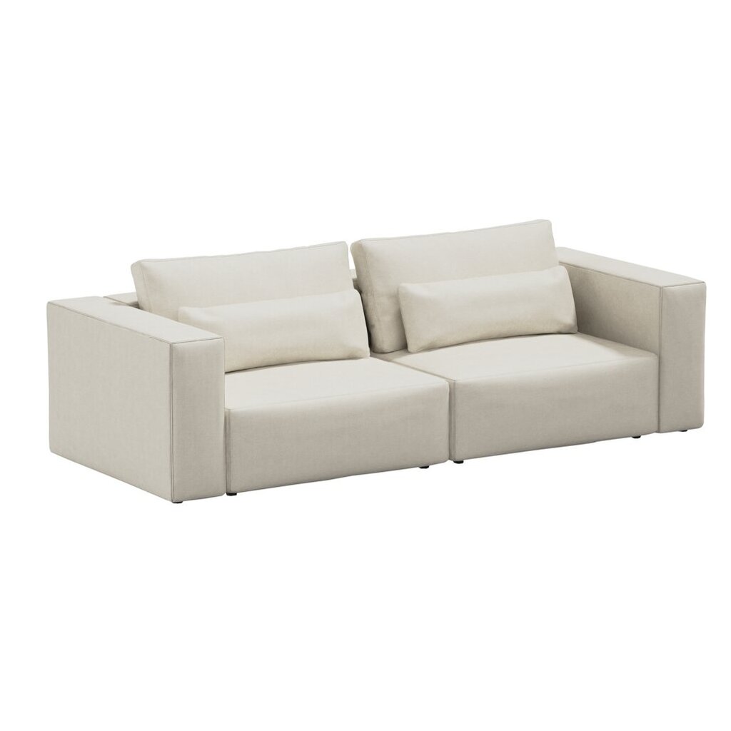 Dvigulė sofa riposo, 250x105x85cm, smėlio spalvos kaina ir informacija | Sofos | pigu.lt