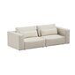 Dvigulė sofa riposo, 250x105x85cm, smėlio spalvos kaina ir informacija | Sofos | pigu.lt