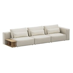 Trivietė sofa riposo grande, 375x105x85cm, smėlio spalvos kaina ir informacija | Sofos | pigu.lt