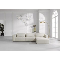 Kampinė sofa riposo grande, 375x185x105 cm, smėlio spalvos kaina ir informacija | Minkšti kampai | pigu.lt