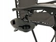 Lauko kėdė-gultas Fluxar home GL0011, juodas kaina ir informacija | Lauko kėdės, foteliai, pufai | pigu.lt