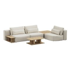 Kampinė sofa Riposo Grande, 330x205x85cm, smėlio spalvos kaina ir informacija | Sofos | pigu.lt