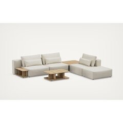 Kampinė sofa Riposo Grande, 330x285x85cm, smėlio spalvos kaina ir informacija | Minkšti kampai | pigu.lt