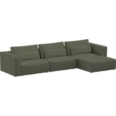 Kampinė sofa, Riposo Grande, 375x185x105cm, žalia kaina ir informacija | Minkšti kampai | pigu.lt