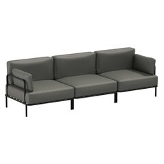 Sofa, Sit Sit Outdoor, 234x78x78 cm, pilka kaina ir informacija | Lauko baldų komplektai | pigu.lt