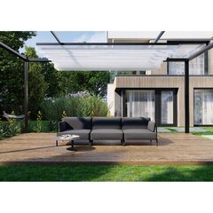 Sofa, Sit Sit Outdoor, 234x78x78 cm, pilka цена и информация | Комплекты уличной мебели | pigu.lt