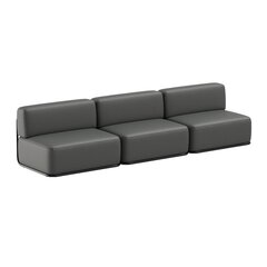 Sofa, Sit Sit Outdoor, 303x78x80 cm, pilka kaina ir informacija | Lauko baldų komplektai | pigu.lt