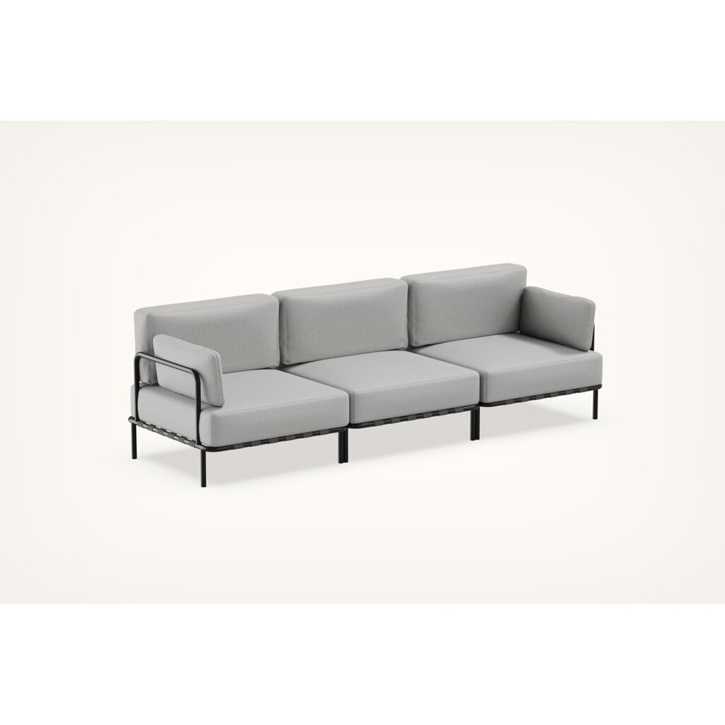 Sofa, Sit Sit Outdoor, 234x78x78 cm, pilka цена и информация | Lauko baldų komplektai | pigu.lt