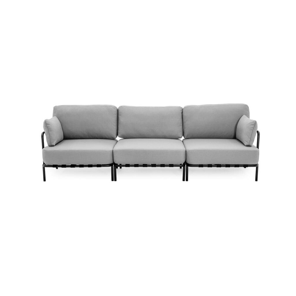 Sofa, Sit Sit Outdoor, 234x78x78 cm, pilka цена и информация | Lauko baldų komplektai | pigu.lt