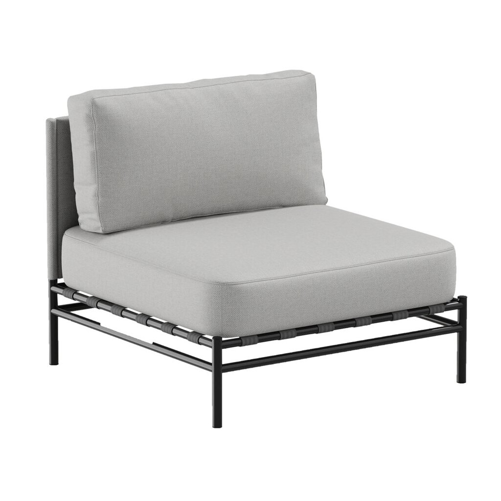 Fotelis Sit Sit Outdoor, 78x78x78 cm, pilkas kaina ir informacija | Lauko baldų komplektai | pigu.lt