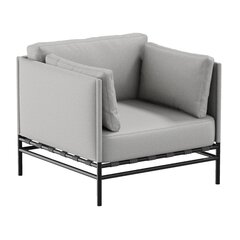 Fotelis Sit Sit Outdoor, 78x78x78 cm, pilkas kaina ir informacija | Lauko baldų komplektai | pigu.lt