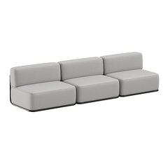Sofa Sit Sit Outdoor, 303x78x80 cm, pilka kaina ir informacija | Lauko baldų komplektai | pigu.lt