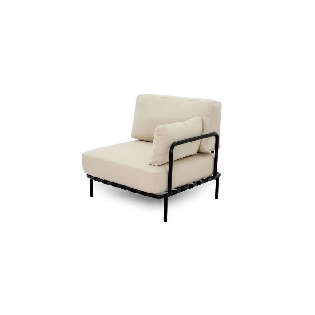 Sofos modulis Sit Sit Outdoor, 78x78x78 cm, smėlio spalvos kaina ir informacija | Lauko baldų komplektai | pigu.lt