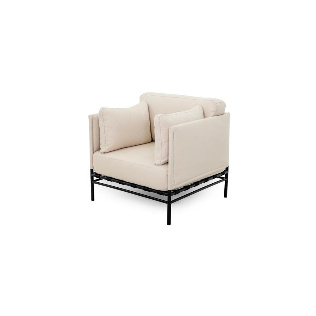 Fotelis Sit Sit Outdoor, 78x78x78 cm, smėlio spalvos kaina ir informacija | Lauko baldų komplektai | pigu.lt