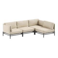 Kampinė sofa Sit Sit Outdoor, 234x156x78, smėlio spalvos kaina ir informacija | Lauko baldų komplektai | pigu.lt