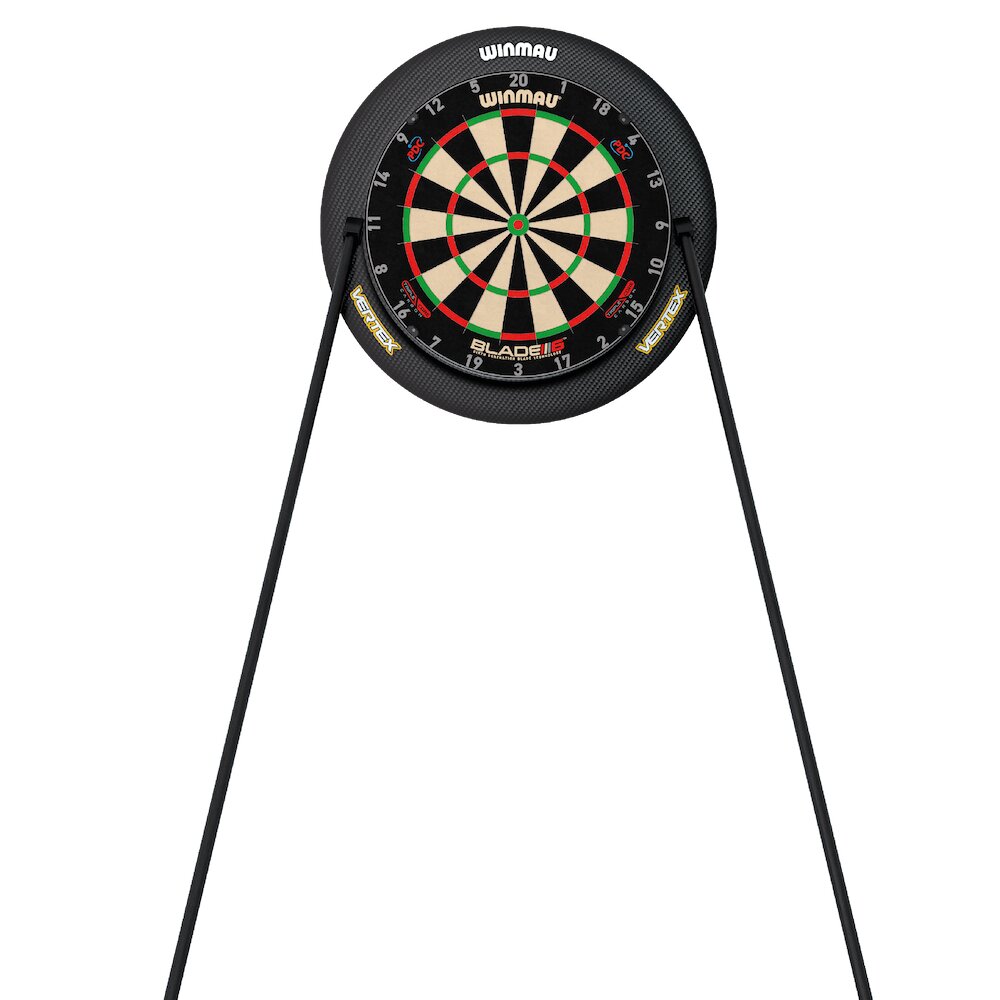 Smiginio lentos stovas Winmau Vertex, juodas kaina ir informacija | Smiginis | pigu.lt