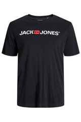 Marškinėliai vyrams Jack & Jones, juodi kaina ir informacija | Vyriški marškinėliai | pigu.lt