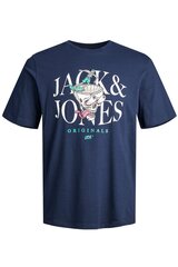 Футболкa Jack &amp; Jones 12253778DENIMBLUE-3XL цена и информация | Футболка мужская | pigu.lt