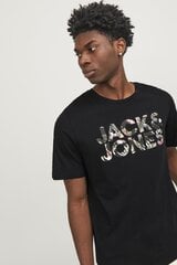 Marškinėliai vyrams Jack & Jones, juodi kaina ir informacija | Vyriški marškinėliai | pigu.lt