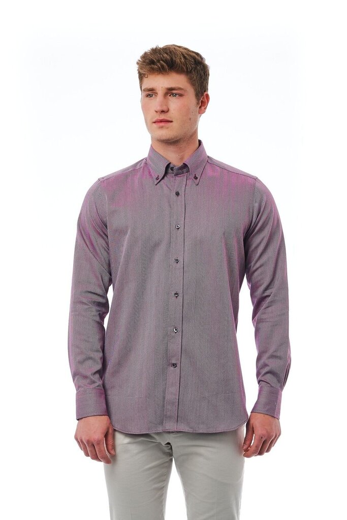 Marškiniai vyrams Bagutta 40AL 57168 340, rožiniai цена и информация | Vyriški marškiniai | pigu.lt