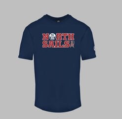 Marškinėliai vyrams North Sails 9024110B, mėlyni цена и информация | Мужские футболки | pigu.lt