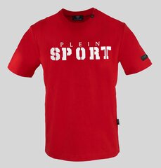 Marškinėliai vyrams Plein Sport TIPS400R, raudoni цена и информация | Мужские футболки | pigu.lt