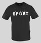 Marškinėliai vyrams Plein Sport TIPS400, juodi kaina ir informacija | Vyriški marškinėliai | pigu.lt