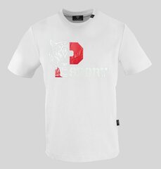 Marškinėliai vyrams Plein Sport TIPS410W, balti цена и информация | Мужские футболки | pigu.lt
