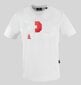 Marškinėliai vyrams Plein Sport TIPS410W, balti цена и информация | Vyriški marškinėliai | pigu.lt