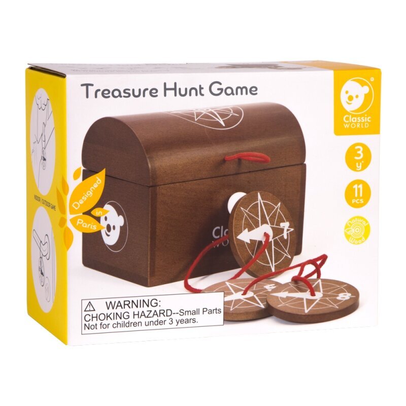 Edukacinis lobių paieškos žaidimas Classic World Treasure Hunt Game kaina ir informacija | Stalo žaidimai, galvosūkiai | pigu.lt