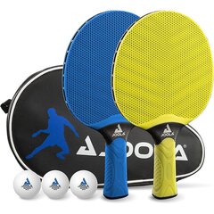 набор для настольного тенниса, 4 ракетки 10 мячей цена и информация | Ракетки для настольного тенниса, чехлы и наборы | pigu.lt