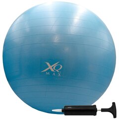 Gimnastikos kamuolys XQ Max, 55 cm, mėlynas цена и информация | Гимнастические мячи | pigu.lt