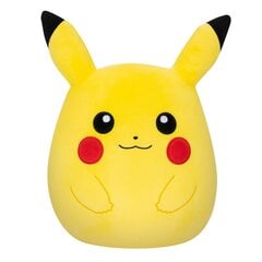 Pliušinis žaislas Pokemon Pikachu Squishmallows, geltonas, 25 cm kaina ir informacija | Minkšti (pliušiniai) žaislai | pigu.lt