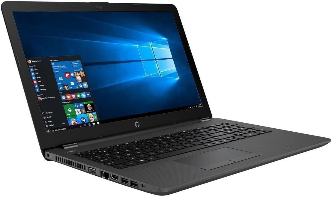 HP 250 G6 15.6", Intel Core i3-7020U, 4GB, 500GB HDD, WIN 10, Juodas kaina ir informacija | Nešiojami kompiuteriai | pigu.lt