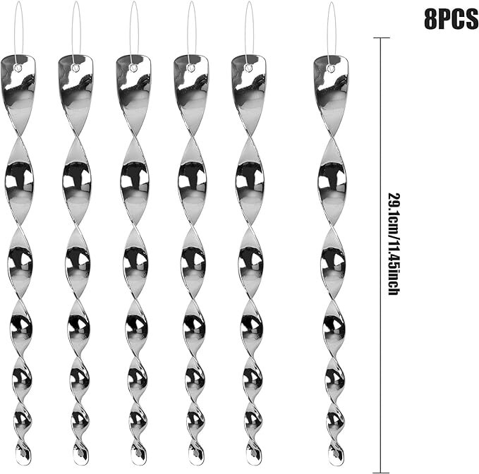 Paukščius atbaidanti pakabinama spiralė, 30 cm kaina ir informacija | Graužikų, kurmių naikinimas | pigu.lt