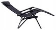 Lauko kėdė-gultas Fluxar home GL0013, juodas kaina ir informacija | Lauko kėdės, foteliai, pufai | pigu.lt