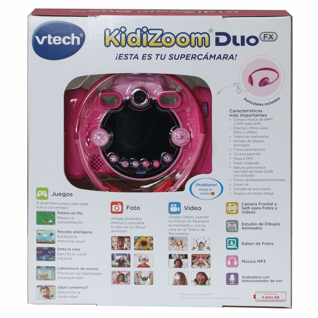 Vtech Kidizoom Duo DX kaina ir informacija | Vaizdo kameros | pigu.lt