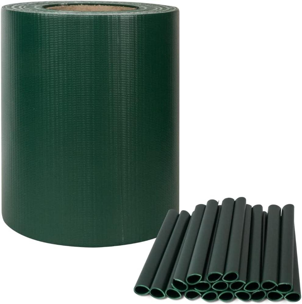 Thermoplast tvoros juosta lite 19cmx35m, žalia, polipropilenas, 450 gr./m² цена и информация | Tvoros ir jų priedai | pigu.lt