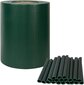 Thermoplast tvoros juosta lite 19cmx35m, žalia, polipropilenas, 450 gr./m² kaina ir informacija | Tvoros ir jų priedai | pigu.lt