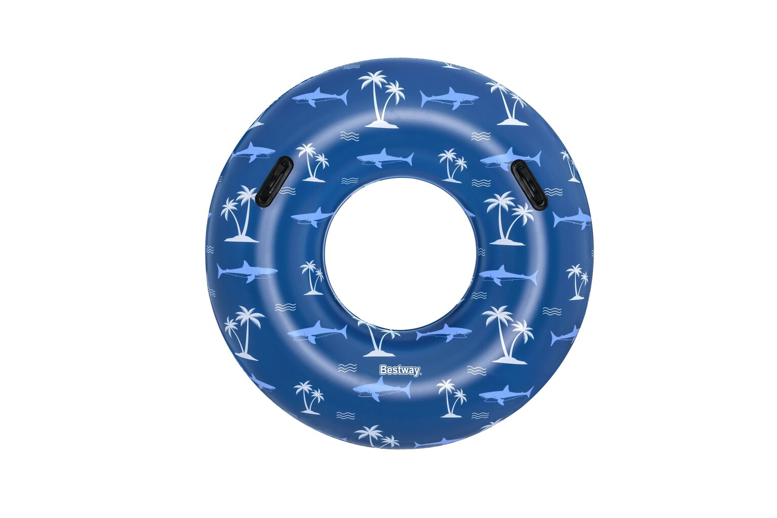 Plaukimo žiedas Bestway, 119cm, mėlynas цена и информация | Pripučiamos ir paplūdimio prekės | pigu.lt